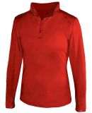 Badger Sportswear 4286 Women's Quarter-Zip Lightwe Red