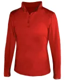 Badger Sportswear 4286 Women's Quarter-Zip Lightwe Red