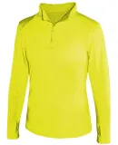 Badger Sportswear 4286 Women's Quarter-Zip Lightwe Safety Yellow