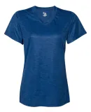 Badger Sportswear 4175 Tonal Blend Women's V-Neck  Royal Tonal Blend