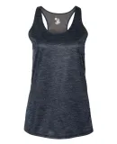 Badger Sportswear 4161 Tonal Blend Racerback Tank Navy Tonal Blend