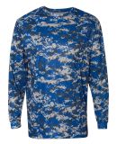Badger Sportswear 4184 Digital Camo Long Sleeve T- in Royal digital
