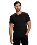 2400 US Blanks Adult Jersey Knit T-Shirt in Black