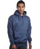 Cotton Heritage M2580 PREMIUM PULLOVER HOODIE in Poseidon blue htr discontinued