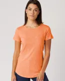 Cotton Heritage W1218 Slubby Scallop Bottom Tee Cantaloupe