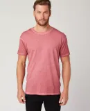 Cotton Heritage MC1042 Mens Oil Wash Tee Brick Red