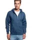 Cotton Heritage M2780 PREMIUM FULL-ZIP HOODIE Poseidon Blue Heather