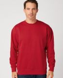 Cotton Heritage M2480 PREMIUM CREW NECK in Cardinal