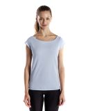 US Blanks US180 Ladies Cap Sleeve Jersey T-Shirt in Baby blue