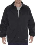 Dickies Workwear 76242 Unisex Snap Front Nylon Jac BLACK