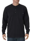 Dickies Workwear WL451 Men's Long-Sleeve Heavyweig BLACK