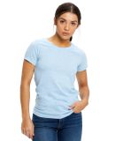 US Blanks 0222 Ladies Triblend T-Shirt in Tri light blue