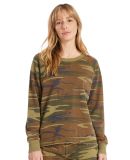 Alternative Apparel 8626 Ladies' Lazy Day Pullover in Camo