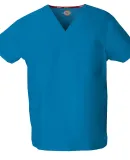 Dickies Medical 83706 / Unisex V-Neck Top Riviera Blue