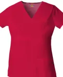 Dickies Medical 85820/Mock Wrap Top D-Red