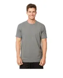 Next Level Apparel 4600 Eco Heavyweight Tee in Drk heather gray