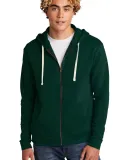 Next Level Apparel 9602 Unisex Zip Hoodie in Forest green