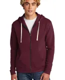 Next Level Apparel 9602 Unisex Zip Hoodie in Maroon