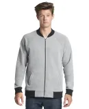 Next Level Apparel 9700 Unisex PCH Bomber Jacket in Heather gray