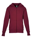 Next Level Apparel 9103 Youth Zip Hoodie MAROON