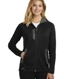 Eddie Bauer EB245   Ladies Sport Hooded Full-Zip F Black