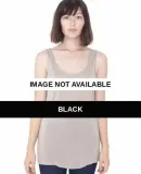 American Apparel RSAVC401 Oversized Viscose Tank Black