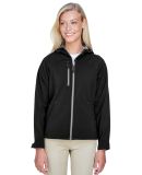 North End 78166 Ladies' Prospect Two-Layer Fleece  in Black