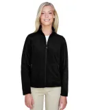 North End 78172 Ladies' Voyage Fleece Jacket BLACK