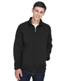 North End 88099 Men's Three-Layer Fleece Bonded Pe BLACK