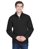 North End 88172 Men's Voyage Fleece Jacket BLACK