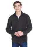 North End 88172 Men's Voyage Fleece Jacket HEATHER CHARCOAL