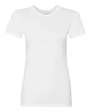 AA1072 Alternative Apparel Ladies Basic Crew  WHITE