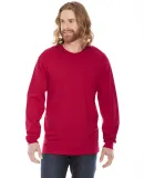 Unisex Fine Jersey USA Made Long-Sleeve T-Shirt RED