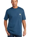 CARHARTT K87 Carhartt  Workwear Pocket Short Sleev Stream Blue