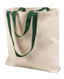 8868 Liberty Bags® Marianne Cotton Canvas Tote NATURAL/ FOR GRN