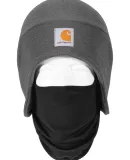 CARHARTT A202 Carhartt  Fleece 2-In-1 Headwear Charcoal Hthr