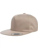 Yupoong-Flex Fit 6502 Unstructured Five-Panel Snap in Khaki