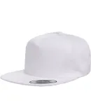 Yupoong-Flex Fit 6502 Unstructured Five-Panel Snap in White