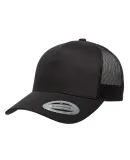 Yupoong-Flex Fit 6506 Retro Snapback Trucker Cap in Black