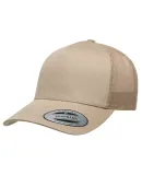 Yupoong-Flex Fit 6506 Retro Snapback Trucker Cap in Khaki