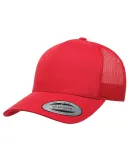 Yupoong-Flex Fit 6506 Retro Snapback Trucker Cap in Red