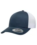 Yupoong-Flex Fit 6506 Retro Snapback Trucker Cap in Navy/ white