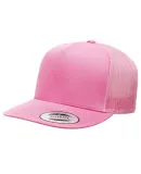 Yupoong-Flex Fit 6006 Five-Panel Classic Trucker C in Pink