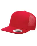 Yupoong-Flex Fit 6006 Five-Panel Classic Trucker C in Red