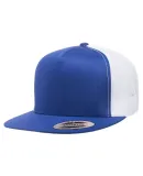 Yupoong-Flex Fit 6006 Five-Panel Classic Trucker C in Royal/ white