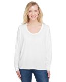 Anvil 34PVL Women's Freedom Long Sleeve T-Shirt in White