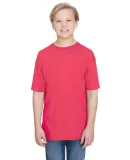 Anvil 6750B Youth Triblend Tee in Heather red