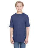 Anvil 6750B Youth Triblend Tee in Heather blue