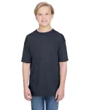 Anvil 6750B Youth Triblend Tee in Heather navy