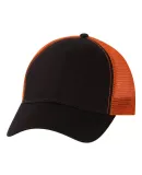 Sportsman AH80 ''The Duke'' Washed Trucker Cap Black/ Orange